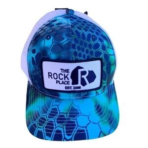 NWT Kryptek Baseball Hat / Cap Blue and White Snap Back Richardson Style 112P